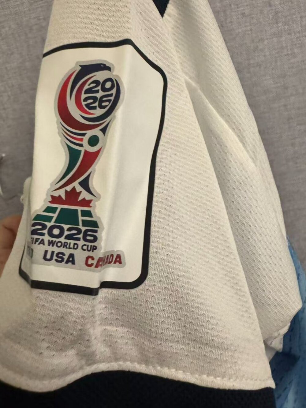 Blue White #10 Soccer Fan Jersey 2026 World Cup - Picture 3 of 8